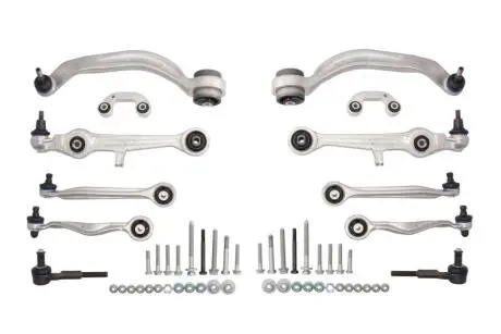 Комплект важелів підвіски (передньої) Audi A4 94-00/A6 97-05/VW Passat B5 00-05 (тонкий палец d=16mm/повний) MEYLE 116 050 0087/HD