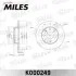 Диск гальмівний передній для Opel Corsa, Kadett MILES K000249 (фото 1)