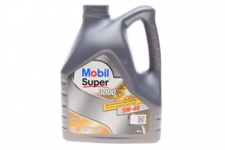 Моторна олія Super 3000 X1 Diesel 5W-40, 4л MOBIL 152572