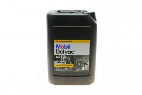 Олива моторна DELVAC MX EXTRA 10W-40 (Каністра 20л) MOBIL 152673