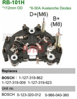 Выпрямитель MOBILETRON RB-101H