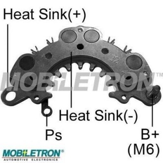 Диодный мост генератора MOBILETRON RH-83