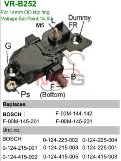 Реле регулятор генератора MOBILETRON VRB252