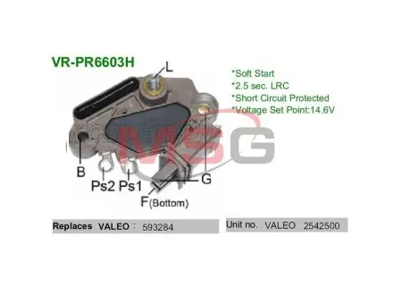 Регулятор напряжения генератора MOBILETRON VR-PR6603H