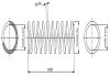DB пружина задня L=352mm без системи рег.W140 91- MONROE SP0659 (фото 1)