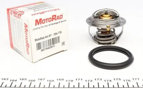 Термостат системи охолодження (77°C) SUBARU FORESTER, IMPREZA, LEGACY I, LEGACY II, LEGACY III, LEGACY IV, LEGACY OUTBACK, LEGACY VI, OUTBACK, SVX, TRIBECA, WRX 1.6-3.6 01.89- MOTORAD 294-77K