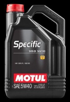 Масло двигателя Specific 505 01 5W-40 5L MOTUL 101575