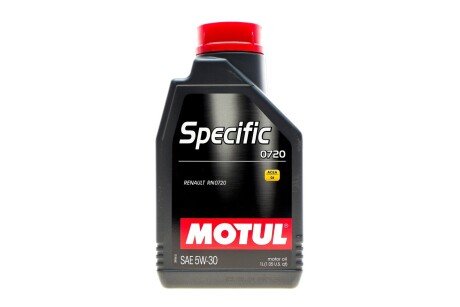 Олива /SPEC 0720 5W30 (1L) MOTUL 102208