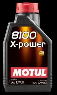 Олія двигуна 8100 X-Power 10W-60 1L MOTUL 106142