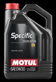 Олива моторна 0W-30 синтетика 5 л SPECIFIC 504 00/507 00 C3 MOTUL 107050