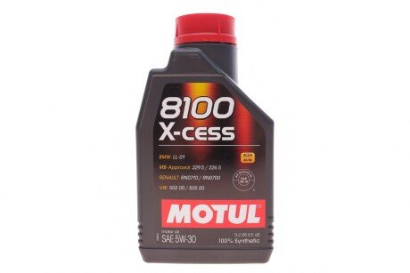 Масло 8100 X-CESS 5W-30 1L MOTUL 368101