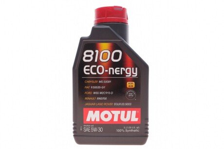 Масло 8100 Eco-nergy 5W30 1L MOTUL 812301