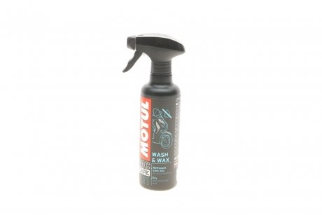 Средство для очистки мотоциклов (сухого) E1 Wash & Wax (400ml) MOTUL 818916