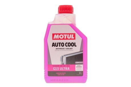 Антифриз (розовий) G13 (1л) (1:1=-35°C) Auto Cool G13 Ultra (109115) MOTUL 820101