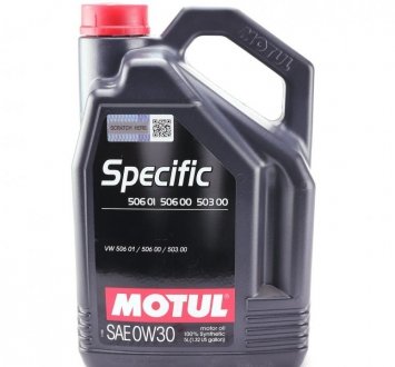 Масло 0W30 Specific (5L) (503.00/506.00/506.01) (106437) MOTUL 824206