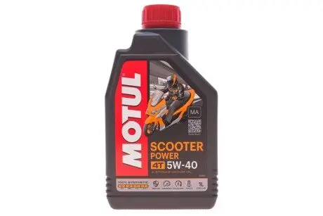 Олива 5W40 4T Scooter Power (1л) MOTUL 832001