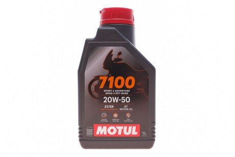 Масло 20W50 4T 7100 (1L) (104103) MOTUL 836411