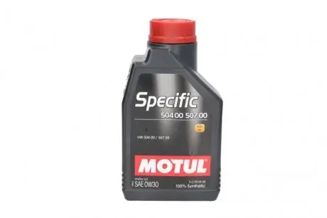 Олива Specific 504 00 507 00 SAE 0W30 1L MOTUL 838611