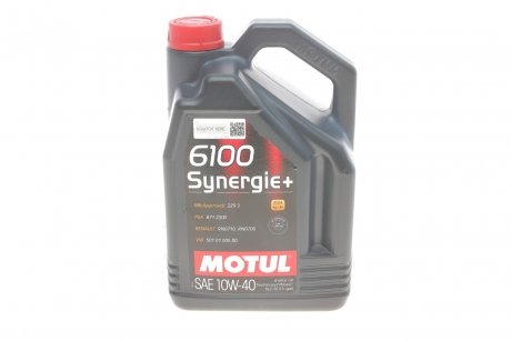 Масло 10W40 Synergie+ 6100 5L MOTUL 839451