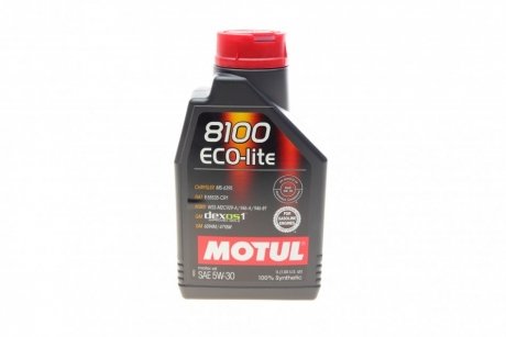 Олива 8100 ECO-lite SAE 5W30 1L MOTUL 839511