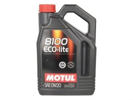 Олива 8100 Eco-lite SAE 0W20 4L MOTUL 841154