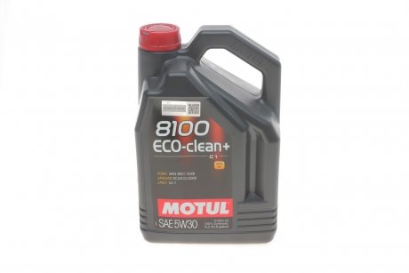 Масло 8100 Eco-clean+ 5W30 5L MOTUL 842551