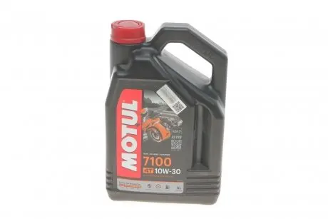 Олива 10W30 7100 4T (4L) MA2 100% Синтетика MOTUL 845441