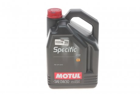 Олива Specific 2312 SAE 0W30 5L MOTUL 867551