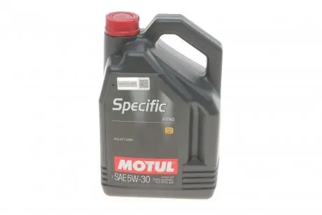 Масло SPECIFIC 2290 5W30 5L MOTUL 867751