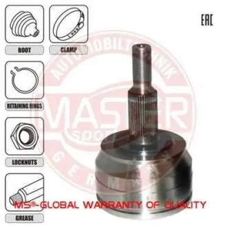 ШРУС наружный (комплект) (38x29 зубов) VW Multivan V T5 2.0-3.2 03- MSG 303995-SET-MS