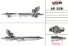 Рульова рейка з ГУР відновлена Audi A6 97-04 MSG AU218R (фото 1)