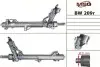 Рульова рейка з ГУР відновлена BMW 7 E65-68 01-08 MSG BW209R (фото 1)