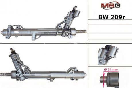 Рулевая рейка с ГУР восстановленная BMW 7 (E65, E66) 01- MSG BW209R