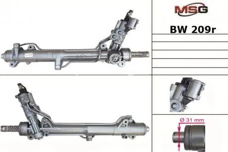 Рульова рейка з ГУР відновлена BMW 7 E65-68 01-08 MSG BW209R