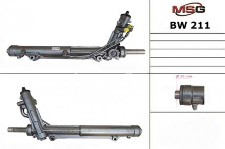 Рулевая рейка с ГПК новая BMW Х5 E-53 1999-2007 MSG BW211