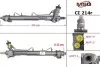 Рульова рейка з ГУР відновлена Fiat Ducato 94-02, Peugeot Boxer 94-02, Citroen Jumper 94-02 MSG CI214R (фото 1)