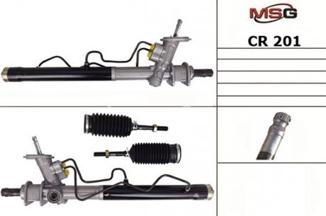 Рулевая рейка с ГПК новая CHEVROLET AVEO (T250, T255) 05-,KALOS 05- MSG CR201