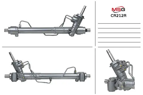 Рульова рейка з ГУР відновлена Chevrolet Cobalt 11-, Chevrolet Aveo 12-17 MSG CR212R