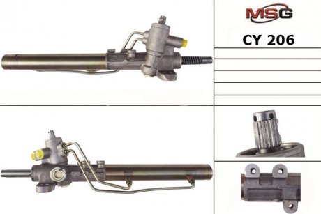 Рульова рейка з ГПК нова CHERY AMULET 08-10,QIYUN 03-08 MSG CY206