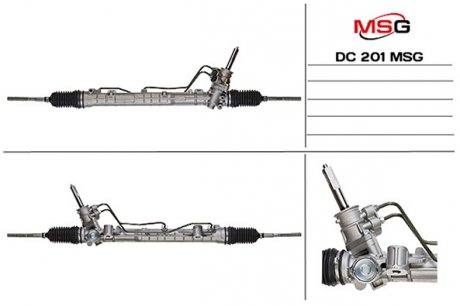 Рулевая рейка с ГПК новая DACIA Logan 2004-, RENAULT Sandero 2007-, LADA Largus 2012- MSG DC201