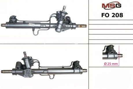 Рулевая рейка из ГПК новая FORD TRANSIT CONNECT (P65_, P70_, P80_) 02-13; FORD TOURNEO CONNECT I 02-13 MSG FO208