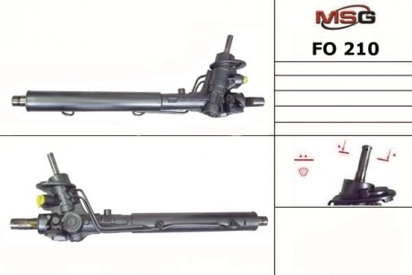 Рулевая рейка с ГПК – новая FORD GALAXY (WGR) 95-00; SEAT ALHAMBRA (7V8, 7V9) 96-00; MSG FO210