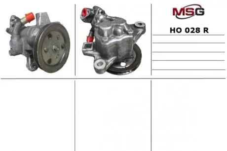 Насос ГУР відновлений MSG HO028R