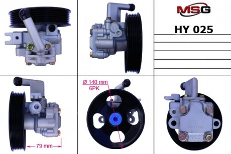 Насос ГПК новый HYUNDAI GRANDEUR 06-,SANTA FE II 06- MSG HY025