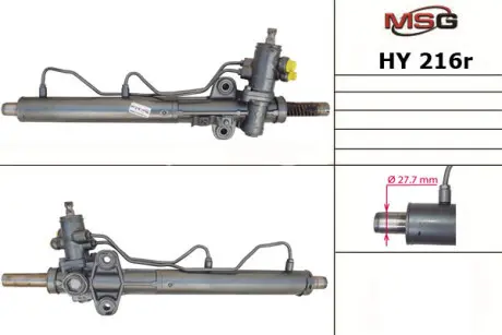 Рульова рейка з ГУР відновлена Hyundai Santa FE 00-06 MSG HY216R