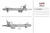 Рульова рейка з ГУР відновлена Nissan Pathfinder R51 04-14, Nissan Navara 05-15 MSG IN202R (фото 1)