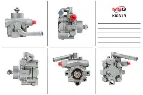 Насос ГУР восстановленный KIA SHUMA 1997-2001 MSG KI031R