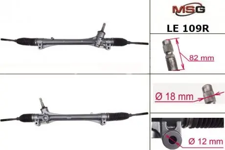 Рульова рейка без ГУР відновлена Lexus RX 09-15 MSG LE109R