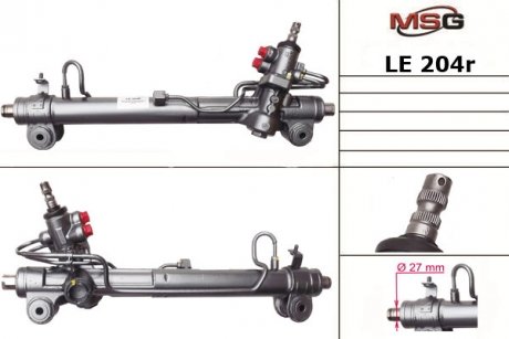 Рулевая рейка с ГУР восстановленная LEXUS RX 03-07,TOYOTA HIGHLANDER 03-07 MSG LE204R