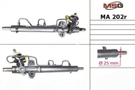 Рульова рейка з ГУР відновлена MSG MA202R